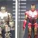 A few of the Iron Man suits on display at the Museum Of Pop Culture